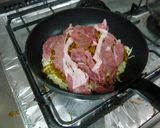 フライパンで広島風お好み焼き作り方4写真