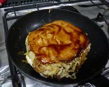 フライパンで広島風お好み焼き作り方7写真