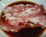 豚肉のしょうが焼き作り方1写真