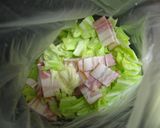 春キャベツのふわ玉マヨ炒め♫作り方1写真
