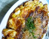 ふわもちとろ～ん♡お餅とお麩のお好み焼き作り方12写真