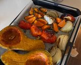 ロースト野菜で作る、甘いかぼちゃスープ作り方1写真