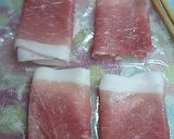 薄切り肉で☆豚のボリュームＵＰ蒲焼き作り方2写真