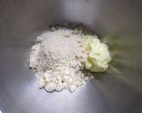 型抜き用クッキー生地。作り方1写真