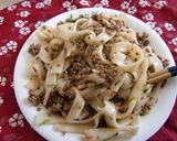 簡単肉味噌で！うどーん！作り方4写真