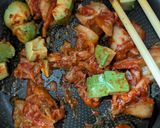 超簡単！アボカド、キムチの卵炒め作り方4写真