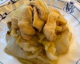 【簡単副菜】柔らか白菜とおあげさんの煮物作り方6写真
