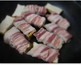 厚揚げの豚バラ巻き焼き作り方1写真