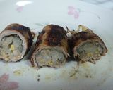 ❤お弁当にも♬もやしの豚肉ロール焼き❤作り方5写真
