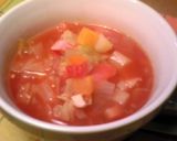 具だくさん！！食べるトマトスープ。作り方5写真