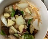 クリーミーピリ辛炒飯味豆腐入ナムル風炒煮作り方15写真