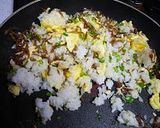 いかなごのくぎ煮と梅干しの炒飯作り方3写真