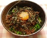 ガッツリ混ぜて★ネギいっぱいのそぼろ丼作り方7写真