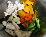 素揚げ野菜添え☆インド風カレー作り方1写真