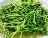 豆苗（とうみょう）のシンプル炒め作り方4写真