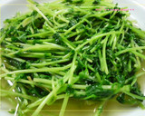 豆苗（とうみょう）のシンプル炒め作り方4写真