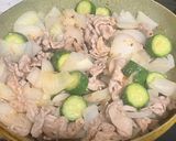 今日の晩御飯♡豚こまと新玉葱のピリ辛炒め作り方3写真