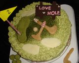 ♥バレンタイン♥ゴルフケーキ♥作り方5写真
