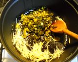 レンズ豆と高菜と肉団子の煮込み作り方1写真