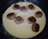 ♥チーズ入りクリームミートボールパスタ♥作り方5写真