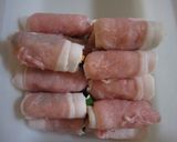 豚肉の野菜巻き巻き♪作り方3写真