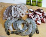 圧力鍋でシーフード炊き込みご飯作り方2写真