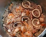 圧力鍋でシーフード炊き込みご飯作り方7写真