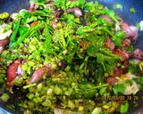 ホタルイカとふきのとうの春パスタ作り方3写真