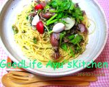 ホタルイカとふきのとうの春パスタ作り方4写真