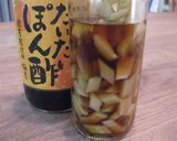 簡単漬けるだけおつまみ　セロリのぽん酢漬作り方3写真