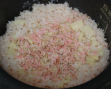 お花見に！春色✿桜エビと筍の炊き込みご飯作り方5写真
