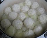 ふんわりチキンボールのホワイトシチュー作り方11写真