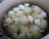 ふんわりチキンボールのホワイトシチュー作り方8写真