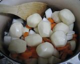 ふんわりチキンボールのホワイトシチュー作り方7写真