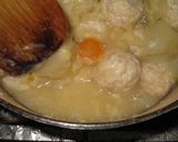 ふんわりチキンボールのホワイトシチュー作り方12写真