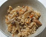 鶏ごぼう炊き込みご飯作り方9写真