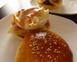おうちで✿マッ○風✿チーズ月見バーガー作り方5写真