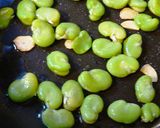 そら豆と新わかめの香り炒め作り方3写真