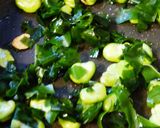 そら豆と新わかめの香り炒め作り方4写真
