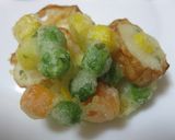 お弁当おつまみ　竹輪とMIXベジの磯辺天作り方5写真