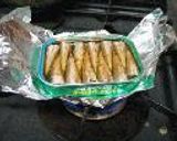 オイルサーディンのごま油焼き作り方2写真
