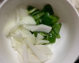 肉無チクワ簡単梅ハヤシライス味野菜炒め作り方5写真