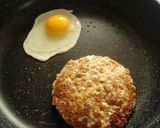 ヘルシー♪納豆バーグでロコモコ風♪作り方3写真