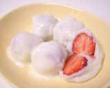 ぷるんぷるん＊苺ミルクのわらび餅＊作り方9写真
