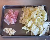 春キャベツとベーコンのパスタ作り方1写真