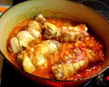 鶏肉のバスク風煮込み作り方9写真