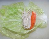 えのきと人参のキャベツロールマヨ醤油がけ作り方3写真