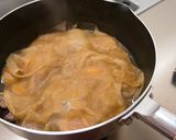 さつまいもと牛肉の甘辛煮作り方3写真