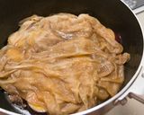 さつまいもと牛肉の甘辛煮作り方4写真