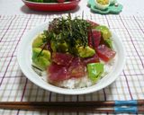 *アボカドとマグロの酢飯どんぶり*作り方4写真